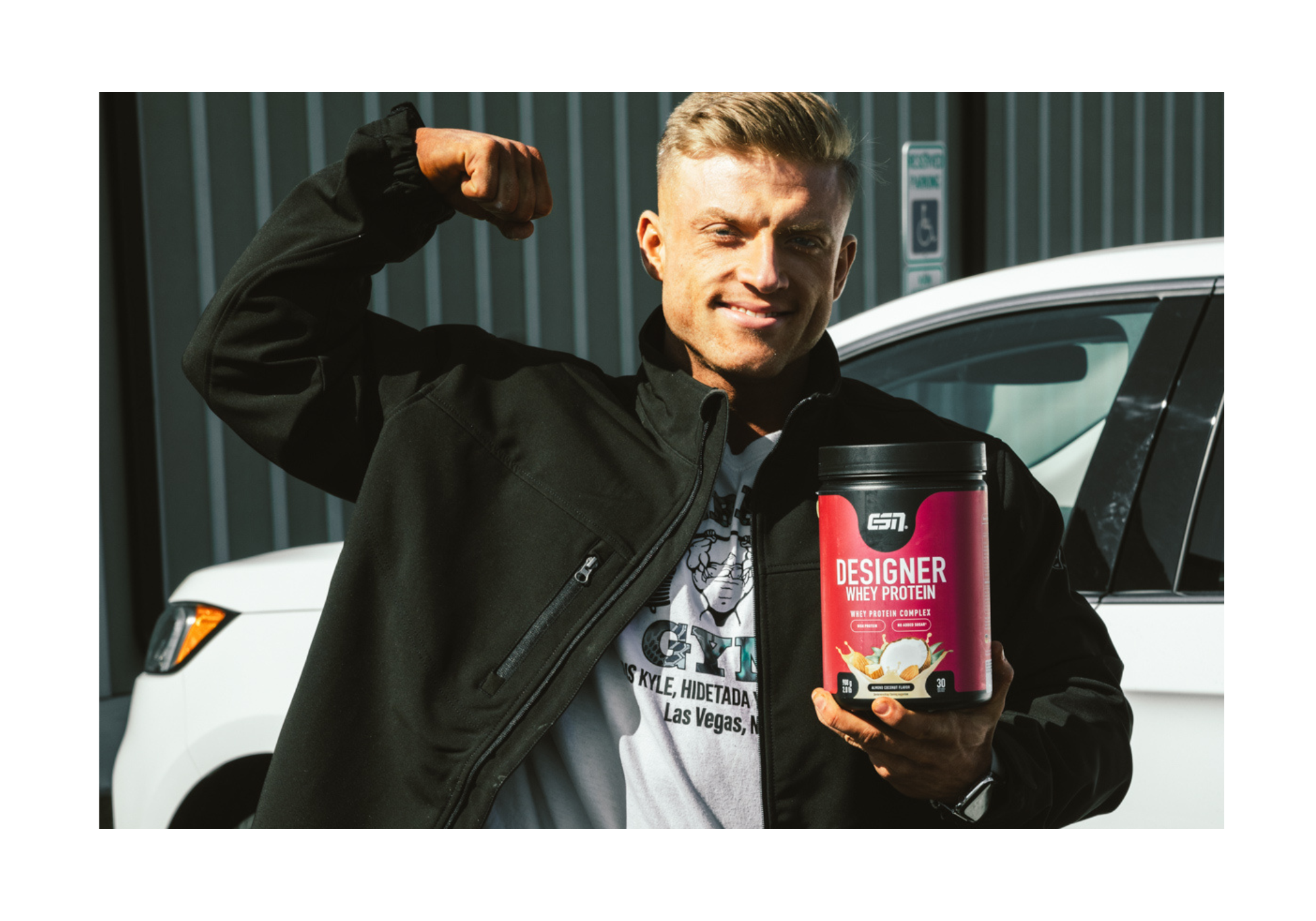 Urs Kalecinski mit ESN Proteinpulver – Proteinreiche Rezepte