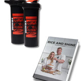 Bundle cookbook = 2 free shakers