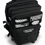 Backpack Schwarz + Patches