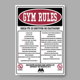 Gym Rules